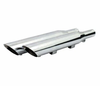 Marmitta Sportster Terminali Slash Down Harley Davidson Iron 48 Nightster Custom - Immagine 1 di 2