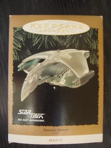 Star Trek 1995 Romulan Warbird Christmas Ornament Hallmark Collection Light Magi - Bild 1 von 8