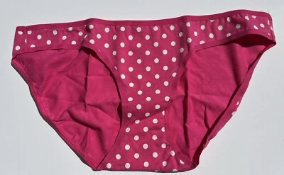 NWOT Victoria's Secret PINK Polka Dot Vintage 2008 M Bikini Panties Orig Pkg - Image 1 of 4