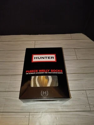 Calcetines de forro polar con puño a rayas y zigzag Hunter para mujer talla M Foto 1 de 4