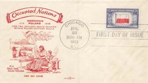 909 POLAND - 1st Pent Arts M #3i - Premium Chicago cancel - Picture 1 of 1