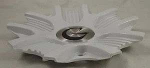 G Racing Wheels White Custom Wheel Center Cap Caps (1) # C-077 - Picture 1 of 4