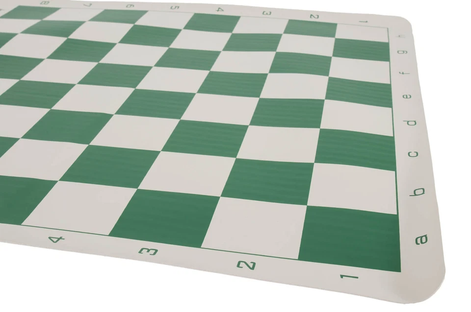 Regulation Vinyl Tournament Chess Board - 2.25" Squares - ROUNDED CORNERS - Image 1 of 2