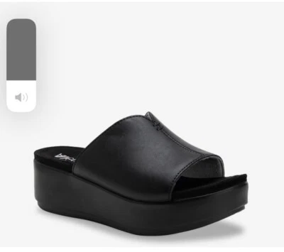 Alegria Women's Triniti Black Platform Wedge Sandals Slip ons EU 42 US 11.5 - image 1 of 4