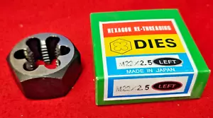 Alfa M22 X 2.5 22MM LEFT HAND x 1.6" Hex Rethread Die MHD70778L CS Metric - Bild 1 von 8