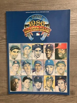 1986 MLB All Star Game Program  Houston Astros - Image 1 of 4