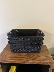 Maxgear Organization and Storage 3 Packs, Plastic Storage Bins Organizer Bins - Picture 1 of 4