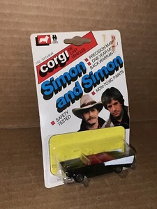 Rare Vintage 1982 Corgi Simon And Simon 1957 Chevy Die-Cast Moc Sealed - Picture 1 of 9