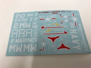 04023-5 Airfix Decal Sheet - McDonnell F2H Banshee 1:72 - Picture 1 of 1