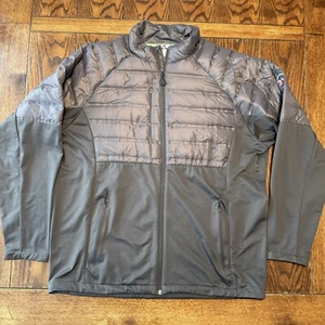 Sun Mountain Mens XL Quilted Puffer Jacket Lightweight Gray Musket Ridge Golf - Picture 1 of 10