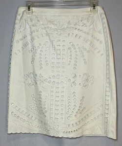 Antonio Melani Ladies Pencil Straight Skirt White 4 - Bild 1 von 11