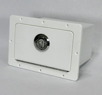 Guantera Marina Blanco Estribor Barco Guantera Almacenamiento 11" x 7.5" Foto 1 de 2