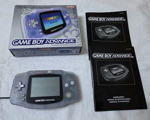  Game Boy Advance Handheld  Glacier Boxed + Finding Nemo - Picture 1 of 8