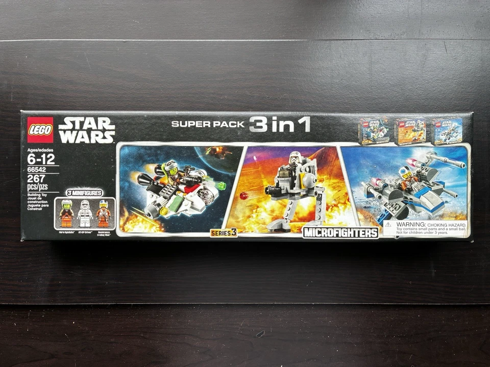 LEGO Star Wars: Microfighters Super Pack 3 en 1 (66542) Nuevo en caja Serie 3 2016 Foto 1 de 4