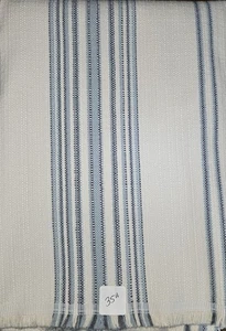 35" Schumacher Solano Stripe in Sky 100% Polyolefin Outdoor 54" Wide - Picture 1 of 1