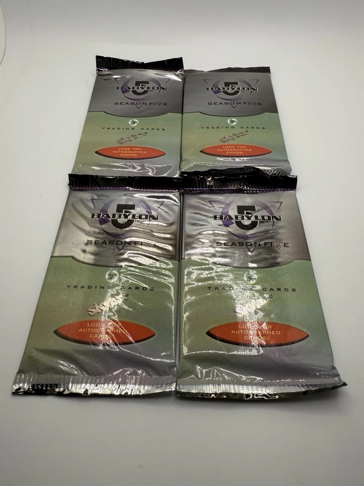 1998 Skybox Babylon 5 сезон пять - 4-PACK лот 36 карт - Изображение 1 из 1