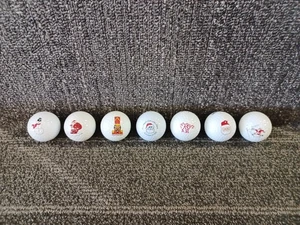 7 Winter/Christmas Character Golf Balls - Picture 1 of 3