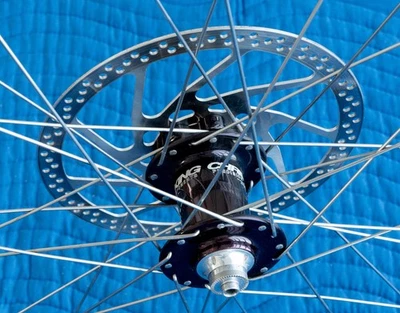 CHRIS KING 29" FRONT MTB Wheel, 100mm Hub Black ISO-Disc w Black Salsa Gordo Rim - Image 1 of 4