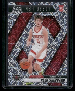 2024-25 Panini Mosaic Reed Sheppard RC #252 NBA debut Lazer Prizm - Imagen 1 de 2