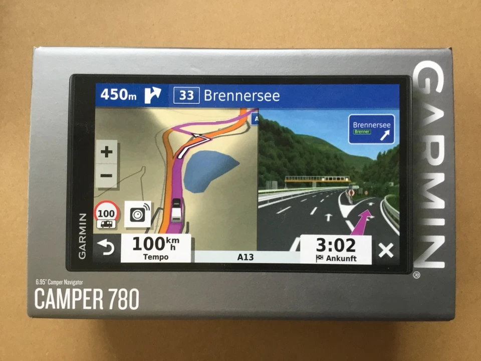 Garmin Camper 780 MT-S 6.95" SatNav GPS Navigation Sat Nav full Europe maps - Image 1 of 1