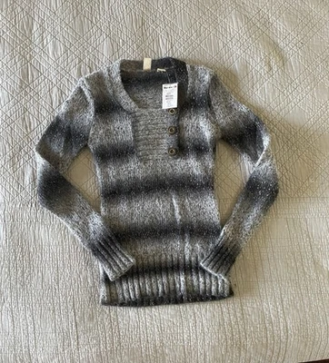 Свитер с пряжкой BKE черный средний - Изображение 1 из 4