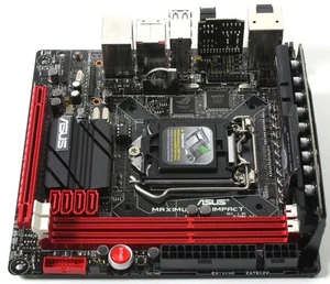ASUS ROG MAXIMUS VI IMPACT Motherboard LGA1150 Intel Z87 DDR3 Core Mini ITX M.2 - Picture 1 of 5