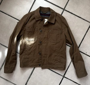 American Eagle “Waxed Style” Men’s Size Medium Brown Trucker Jacket - Picture 1 of 8