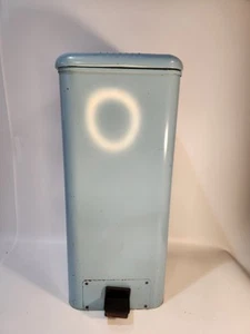Mid Century Aluminum Hamilton Foot Pedal Trash Can MCM Metal Waste Basket Retro - Picture 1 of 11