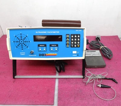 DGH Technologies Ultrasonic Pachymeter DGH-1000 W/Foot Pedal AS-IS *READ* T9-A4 - Image 1 of 4