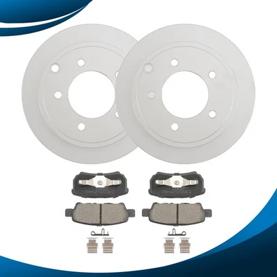 262mm Rear Rotors + Brake Pads for Dodge Avenger Caliber Chrysler 200 Sebring Foto 1 de 4