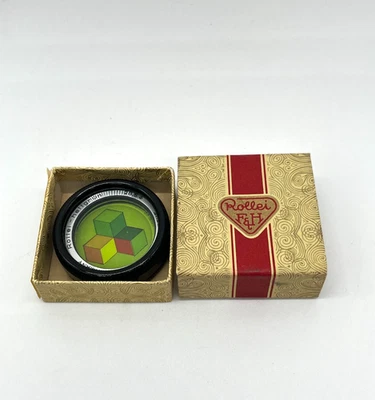 VTG Rollei Filter w/ Box Light Green Hellgrun 28.5mm Made in Germany Hard Case - Image 1 of 4