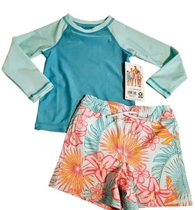Boy's Rashguard Swim Memeber's Mark Set Size 2T Swim Suit Beach Pool Sun - Picture 1 of 6