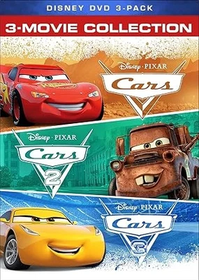 CARS (2006)/CARS 2/CARS 3 (DVD) New Foto 1 de 3