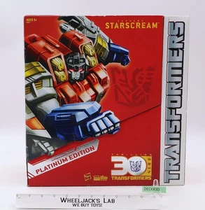 Supreme Starscream Tranformers Thrilling 30 Platinum Edition Hasbro NUOVO SIGILLATO - Foto 1 di 5