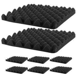 8 Piezas Esponja Absorbente de Sonido Tablero de Aislamiento Paneles Absorbente Pared Acústica - Imagen 1 de 12