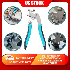 Car Clip Removal Pliers Auto Trim Door Panel Fastener Remover Lever Tool - Picture 1 of 15