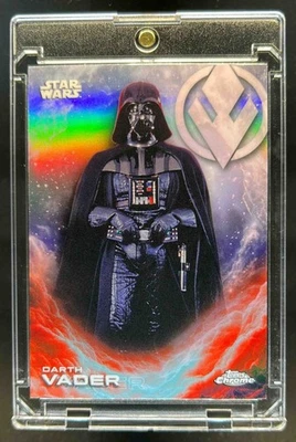 2025 Topps Chrome Star Wars Darth Vader Costco Exclusive Refractor #CE-14 - Image 1 of 2