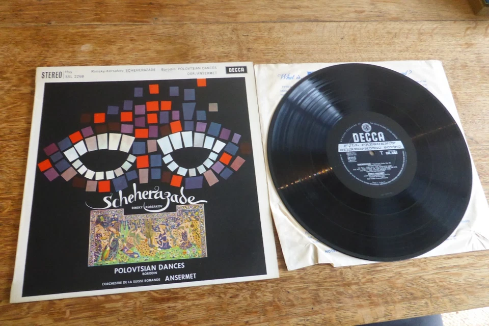 Rimsky Korsakov Scheherazade Ansermet UK Decca WBG ED1 Stereo SXL 2268 1D/1D LP - Image 1 of 4