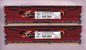 16GB 2x8GB PC3-12800 G.SKILL F3-1600C9D-16GAR ARES DDR3-1600 GAMER MEMORY KIT - Picture 1 of 3