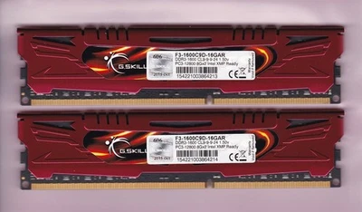 16GB 2x8GB PC3-12800 G.SKILL F3-1600C9D-16GAR ARES DDR3-1600 GAMER MEMORY KIT - Image 1 of 3