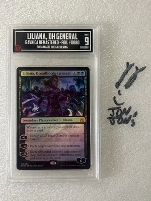 TCCG 9 Liliana, Dreadhorde General Ravnica Rvr Foil Graded Commander Mint - Image 1 of 2