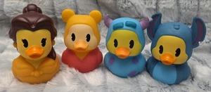 4 Disney Gummienten für Jeeping Prinzessin Belle Winnie Pooh Jake Sully Stitch - Bild 1 von 2