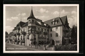 Badenweiler, Schwarzwald-Hotel, Straßenpartie, Ansichtskarte 1942  - Picture 1 of 2