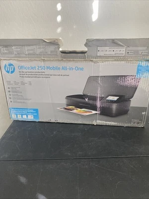 HP OfficeJet 250 Mobile All-in-One Portable Printer Built-in scanner Miss Ink - Image 1 of 4