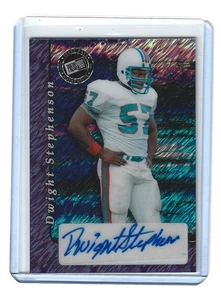 2024 Leaf Collective Dwight Stephenson Press Pass Auto 20A-DS1 Purple 7/8 - Imagen 1 de 2