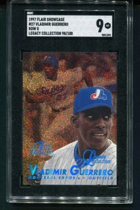 1997 Flair Showcase Vladimir Guerrero Legacy Collection /100 Row 0 SGC 9 - Bild 1 von 2