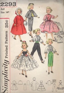VTG!!!2293 SIMP DOLL'S WARDROBE FOR REVLON, DOLLIKIN, CISSY & SWEET SUE SOPHISTI - Picture 1 of 1