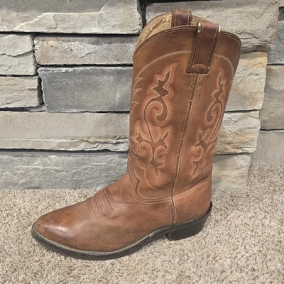 Double H Men’s Western Boots Brown DH3253 10.5 EE Made In Mexico  - Image 1 of 4