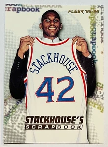 Jerry Stackhouse 1996 Fleer #S-2 Stackhouse’s Scrapbook - 76ers - Picture 1 of 2