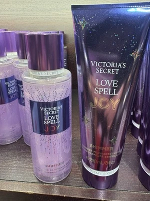 Victoria's Secret Love Spell Joy Shimmer Body Mist Spray & Lotion Set - Image 1 of 2